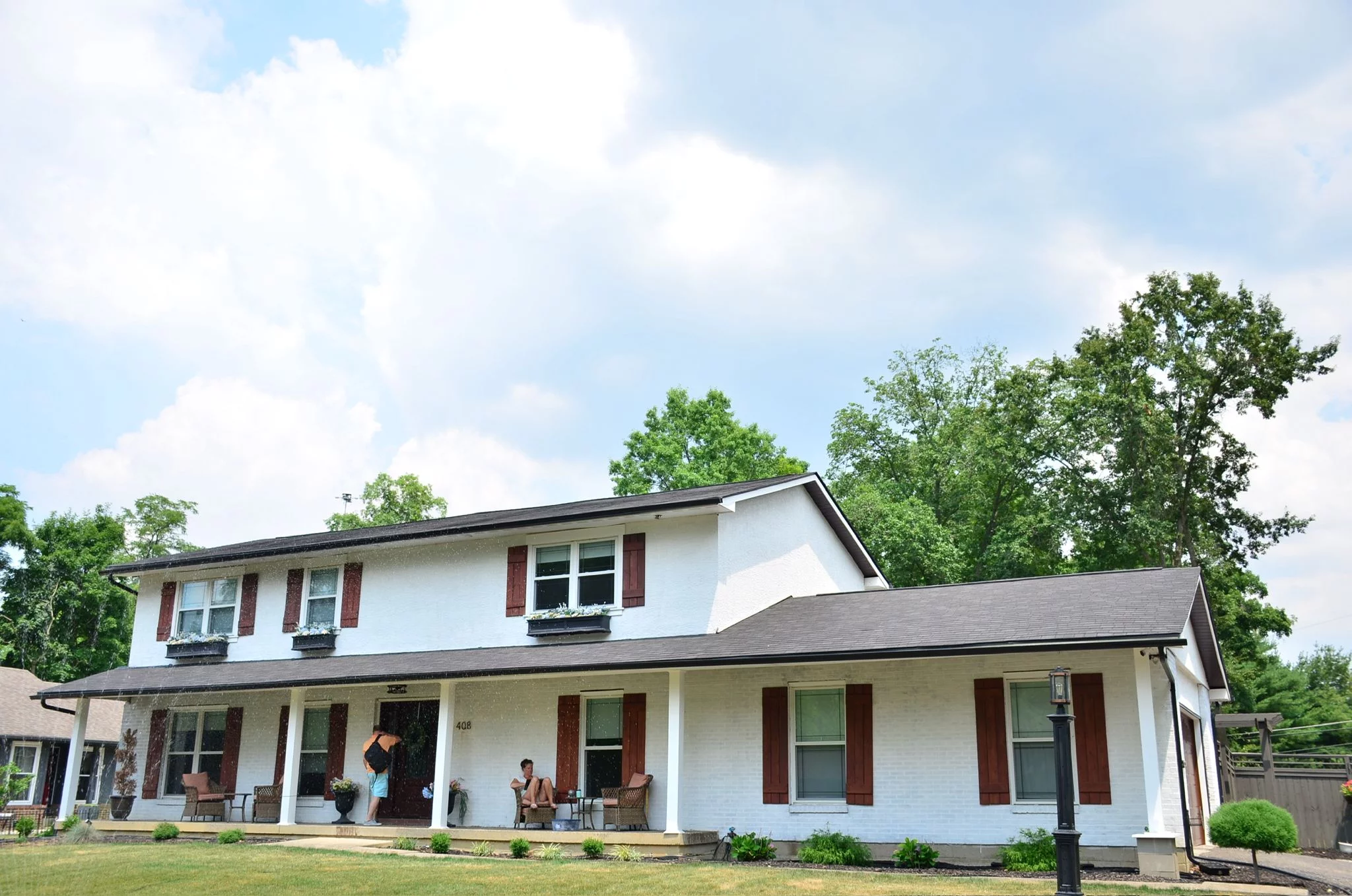 ceiling repair and exterior painting