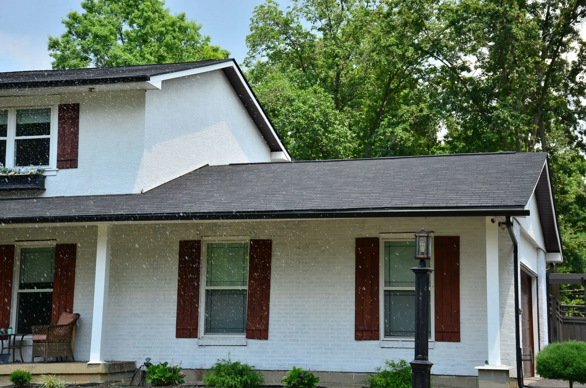 ceiling repair and exterior painting